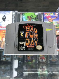 Conkers Bad Fur Day $200-$220 Each Gamehogs 11am-7pm