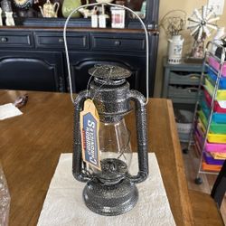 Vintage Dietz Kerosene Oil Lantern 12" Marlboro Cowboy Chronicles With Glass Globe