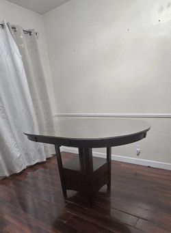 Counter Height Table With Glass Top