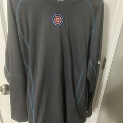 Chicago Cubs Majestic On Field Pullover Size 2xl