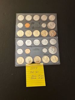 Coins – 2008 Uncirculated Mint set in original mint packaging – Total 28 Coins
