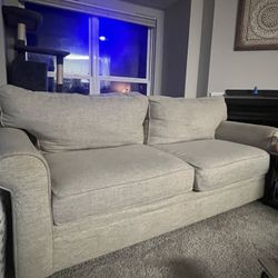 Perfectly Used Couch (Gray/Tan )