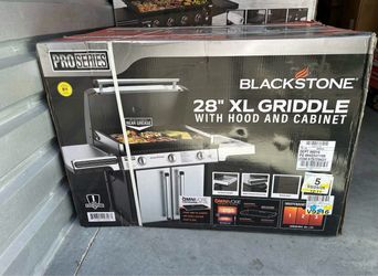 New! Blackstone Pro Griddle with Hood & Cabinets