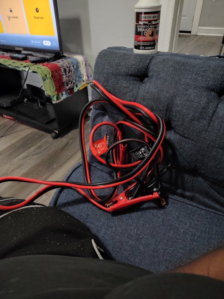 booster cables And Brake Fluid