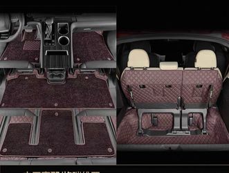 Toyota sienna  Full Set Custom Car Floor Mats with Trunk Liner