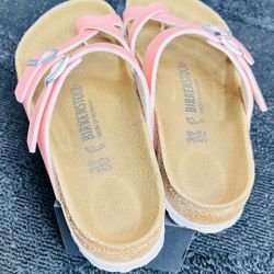BIRKENSTOCK MAYARI NUBUCK SANDALS 8-8.5W