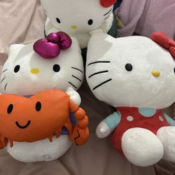 3 Hello Kitty Plush Bundle