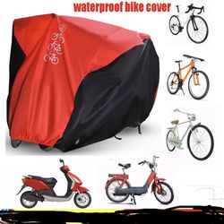 Fits 1-3 Bikes Storage Bicycle Cover Bike UV Sun Rain Dust Waterproof Protector