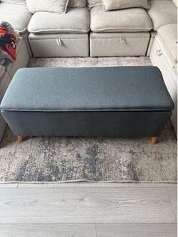 Ottoman bench w/ storage
