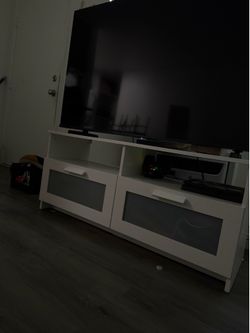 White TV stand