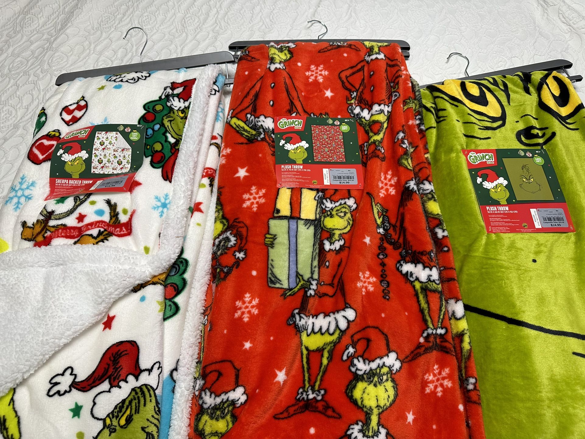 Grinch Blankets