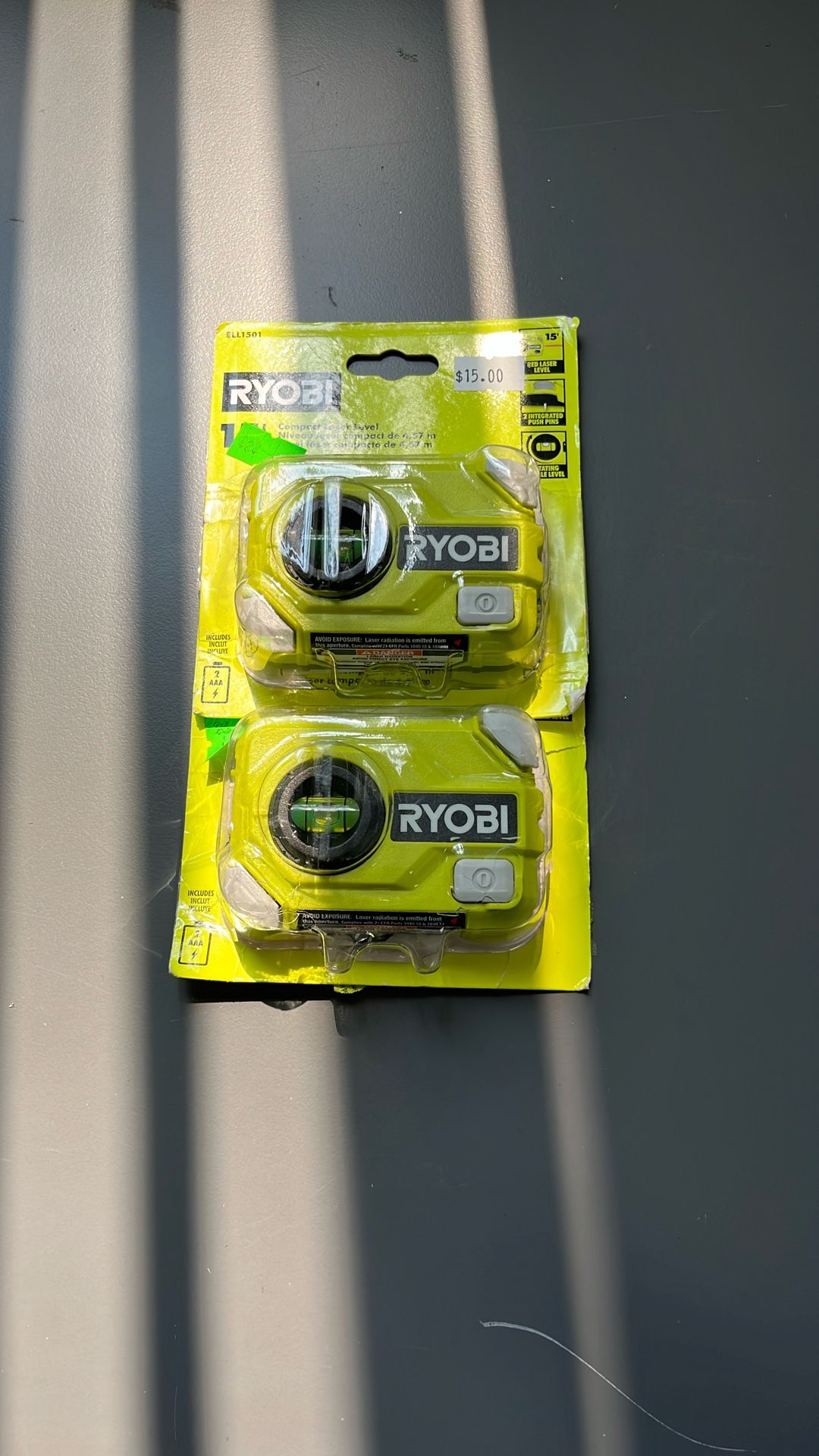 15’ Compact Láser Level $10each