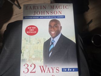 Magic Johnson signed book
