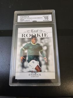 Endrick CCG 10 2023 Leaf Rookie Achievement RA-24 Brazil RC