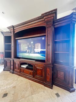 Oversized Bookcase- Entertainment Center by Universal.