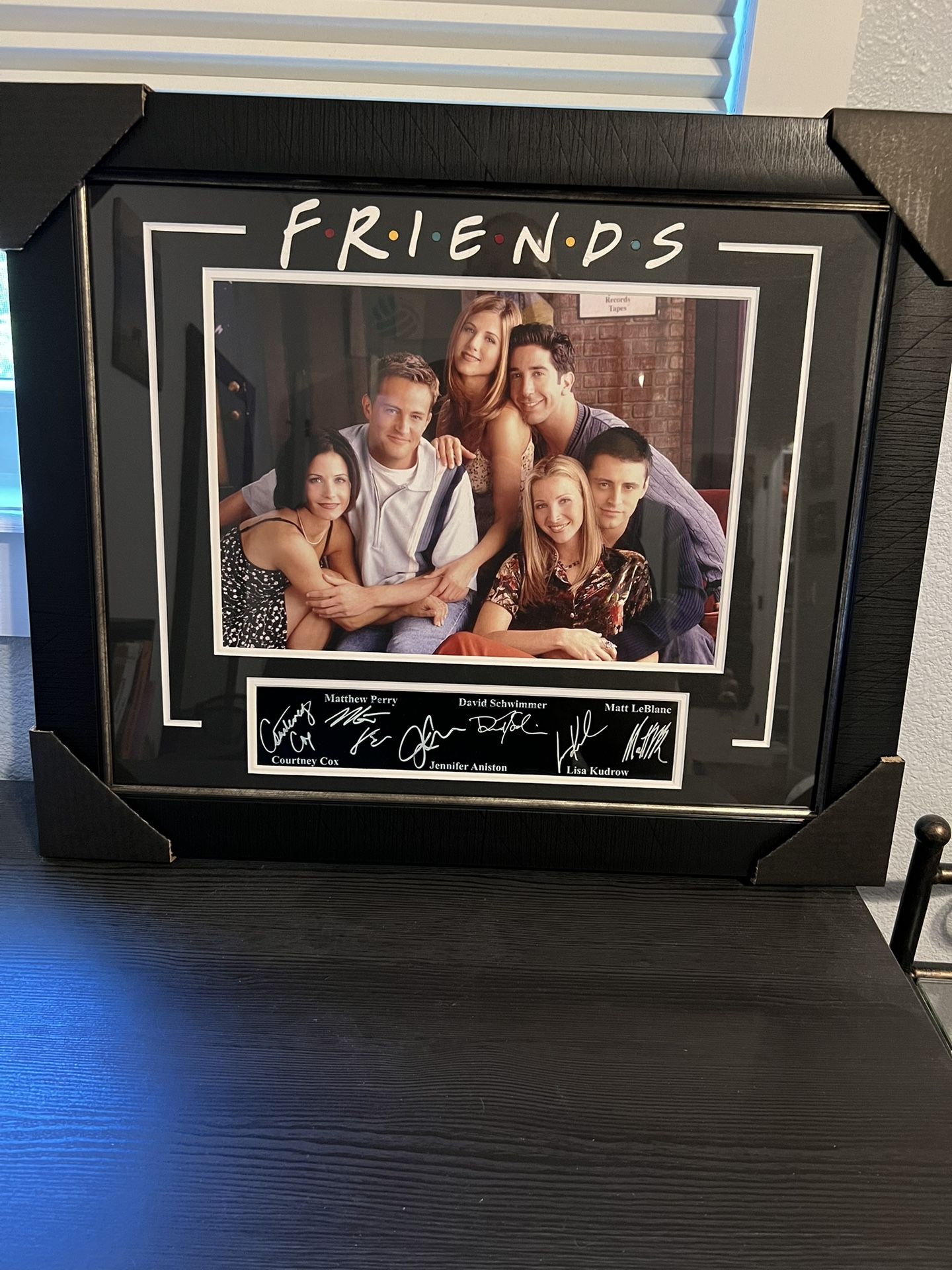 Friends Full Cast Autographed Picture