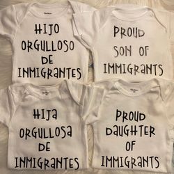 Baby Onesie Spanish Or English