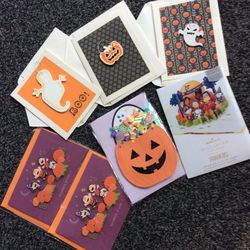 Halloween Hand Made & Hallmark Halloween Cards 3-D & Pop-ups/ Each