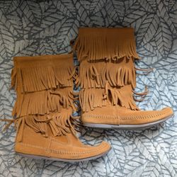 Minnetonka Fringe Boots