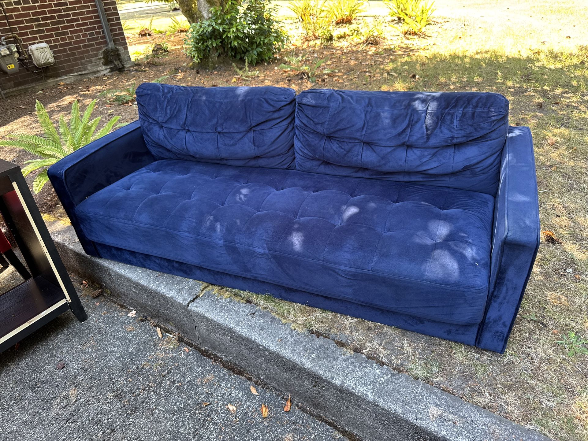 sofa 2 blue sofa