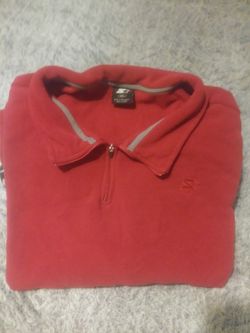 Red Fleece Pullover