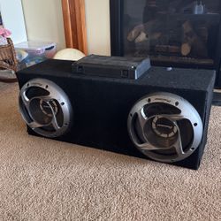 2 12’s Subwoofer With Amp