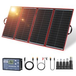 Dokio Foldable Solar Panel Kit with Charge Controller