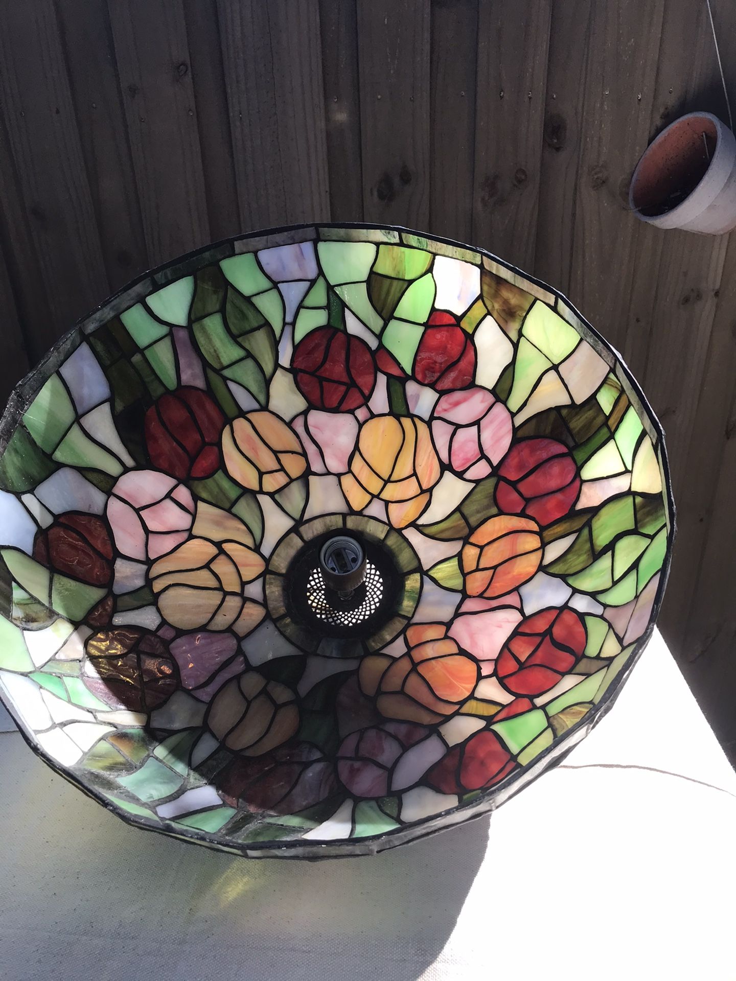 Stained Glass floral tulip light fixture 45 for Sale in Tampa, FL