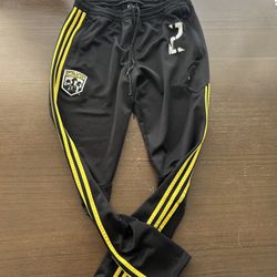 Frankie Hejduk Columbus Crew Adult Columbus Crew Pant Adidas Soccer #2 Black MLS