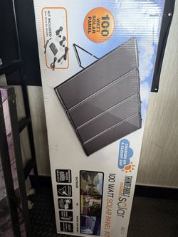 THUNDERBOLT SOLAR 100 Watt Monocrystalline Solar Panel Kit