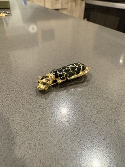 Vintage Gold Jaguar Brooch MUST GO