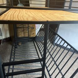 Twin Bunk On Top And Full/futon Bottom 