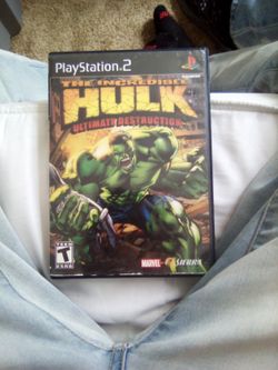 PlayStation 2 The Incredible Hulk Ultimate Destruction 