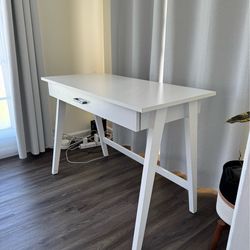 White Office Desk