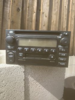 Toyota Radio Cd Player Cassette