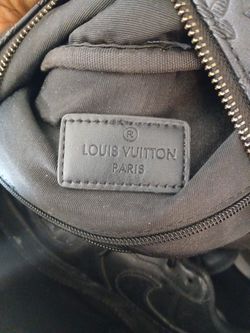 Black Louie Voton Real Leather Good Condition