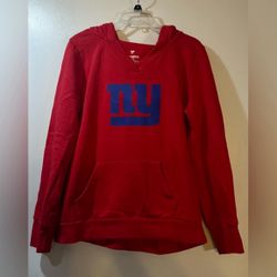 New York Giants Women’s Red Pullover Sz Medium