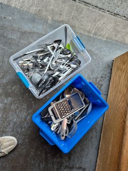 Silverware  and utensils four pieces for1 dollar