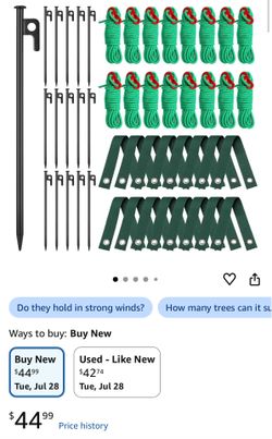Suzile 48 Pcs Tree Stake Kit