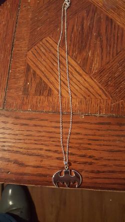 Brand new stainless steel batman necklace