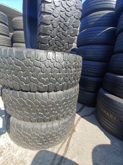Good Set Of Used LT275/55/20 BFGoodrich A/T