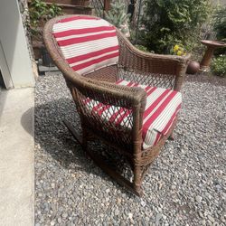 Antique Wicker Rocker