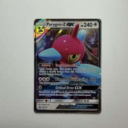 Pokemon Black Star Promo Porygon-z GX SM(contact info removed)