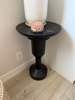 Cb2 black end table