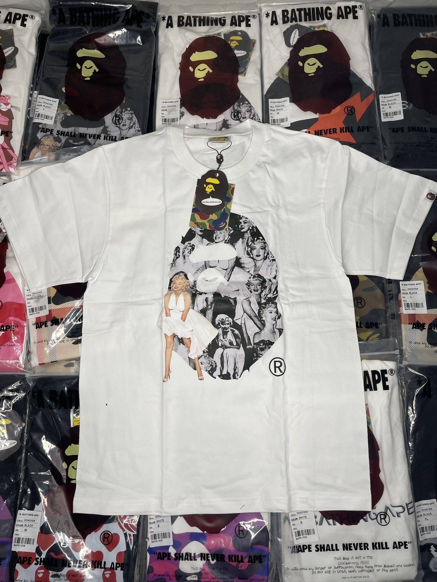 Marilyn Monroe X BAPE TEE