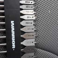 Warrior Steel Spade Drill Bit Set 13 pcs