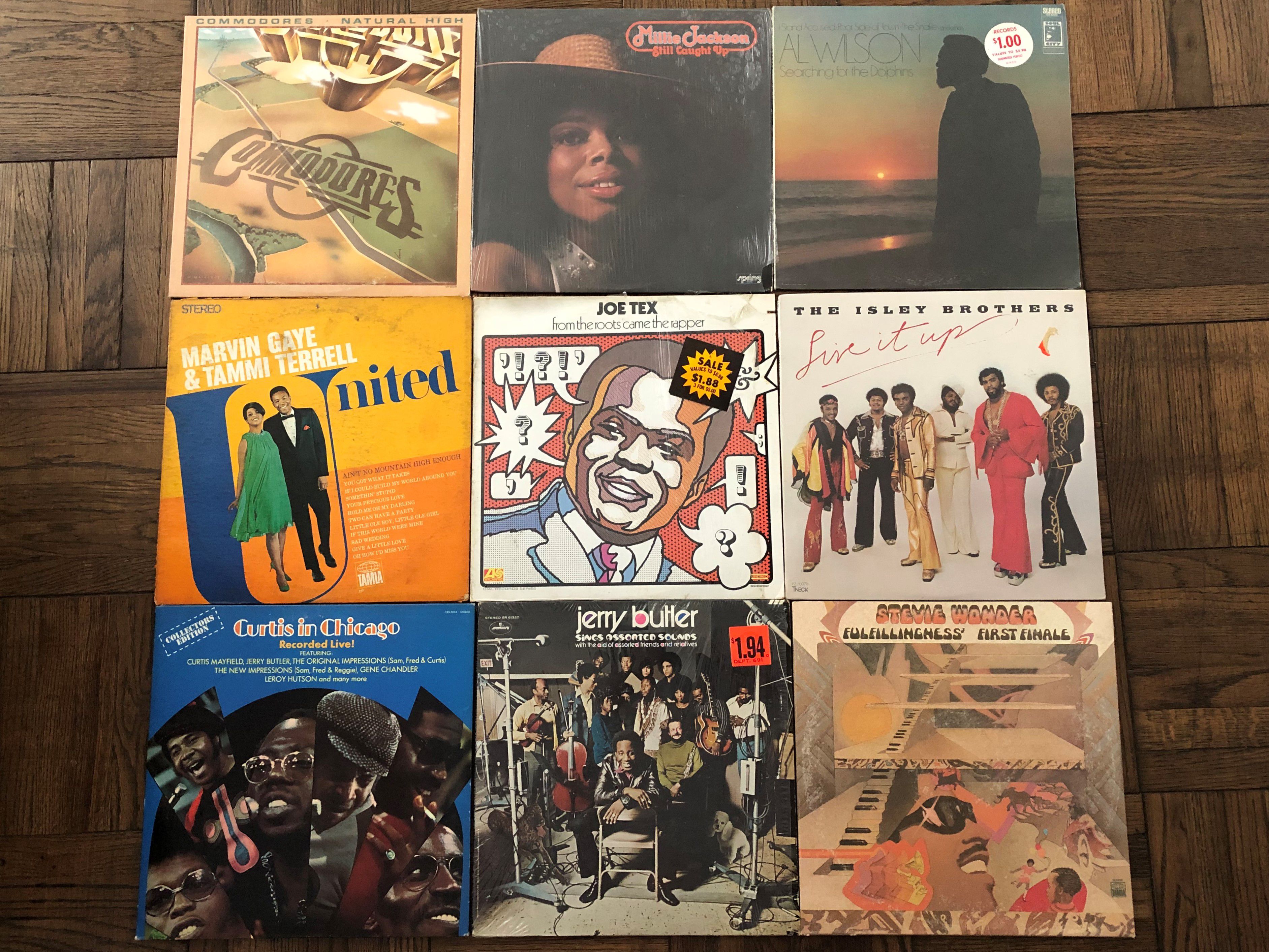 Ryhthm & Blues Soul Vinyl LP Albums Lot of 9