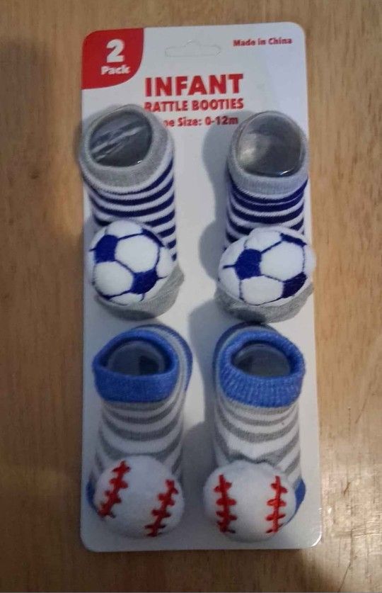 Boys Booties 0-12 Months
