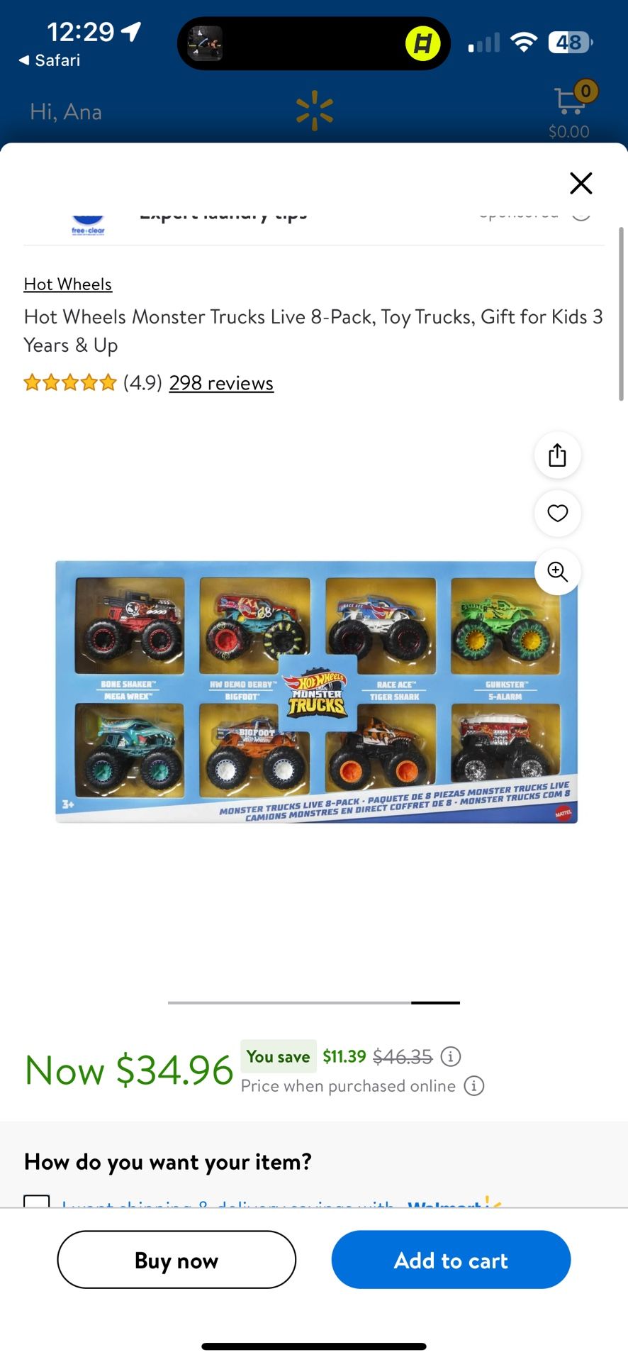 Hot Wheels Monster Trucks 