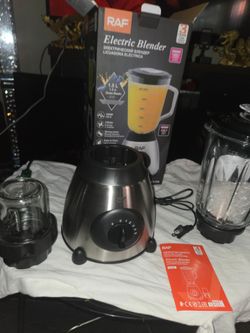 LICUADORA 1000 wats 2in1  de vidrio